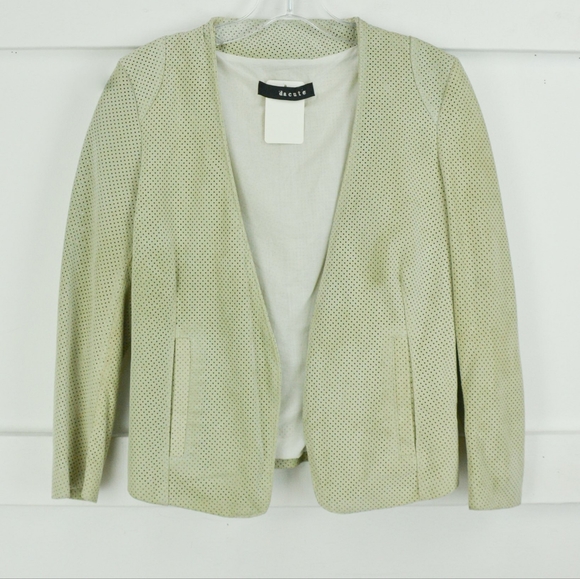 NWT Dacute leather blazer - Picture 1 of 3